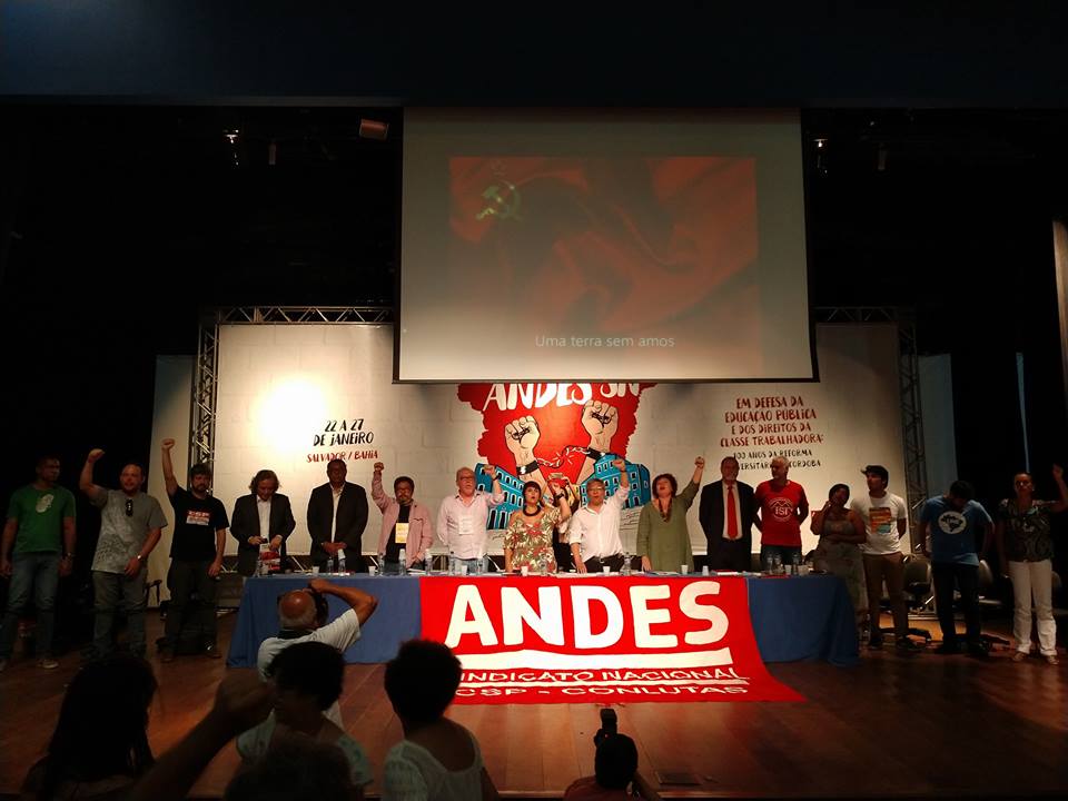 Tem início o 37° Congresso do ANDES-SN em Salvador (BA)